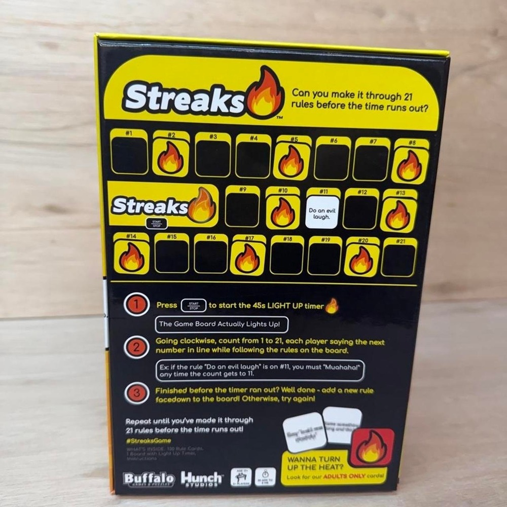 Streaks and Taboo Board Games Bundle Adult Game Night - Picture 5 of 7